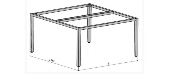 Металлический каркас  стола СМ-07